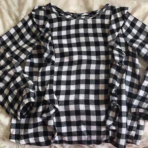 Girls flannel top